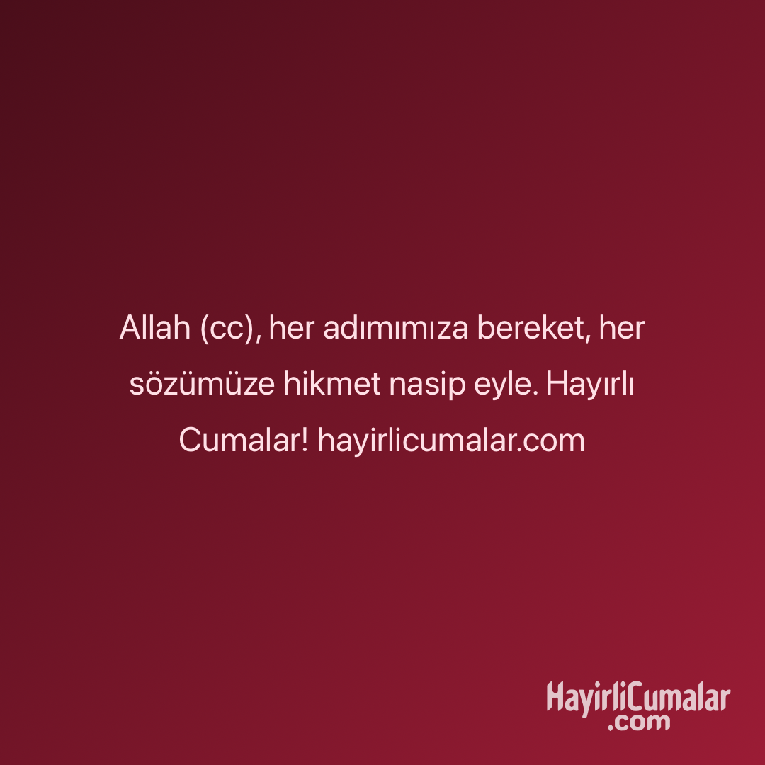 Hayırlı Cumalar topluluk kartı